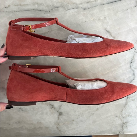 Tory Burch Aston T-Strap Flats- 8.5 - Picture 4 of 12